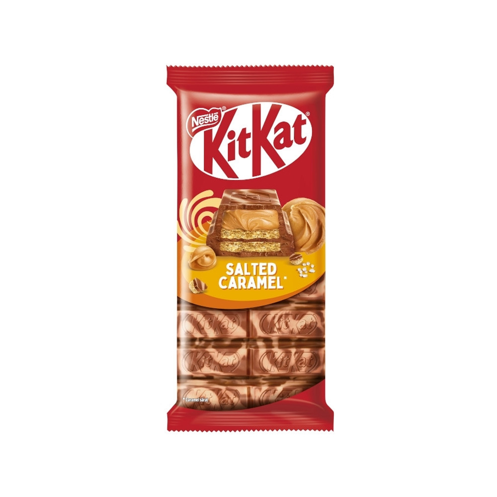 Qokollate Kit Kat Salt Caramel Tablet 99gr